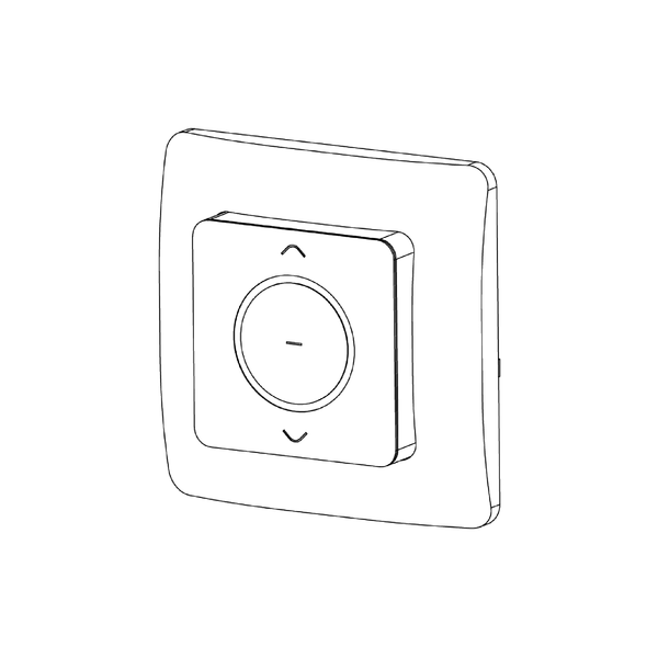 Interrupteur encastré avec récepteur radio intégré  